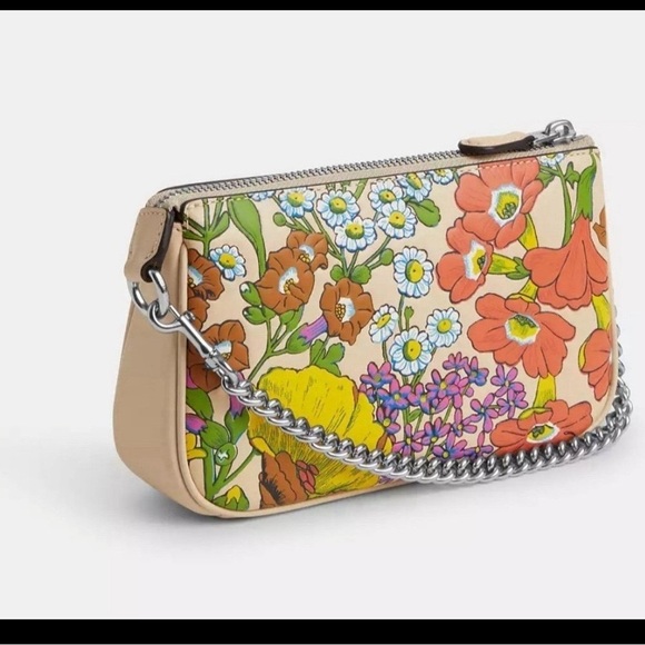 ❤️❤️❤️Coach Nolita 19 Bag with Floral Print/silvertone hardware CR365❤️❤️❤️ - Picture 10 of 11
